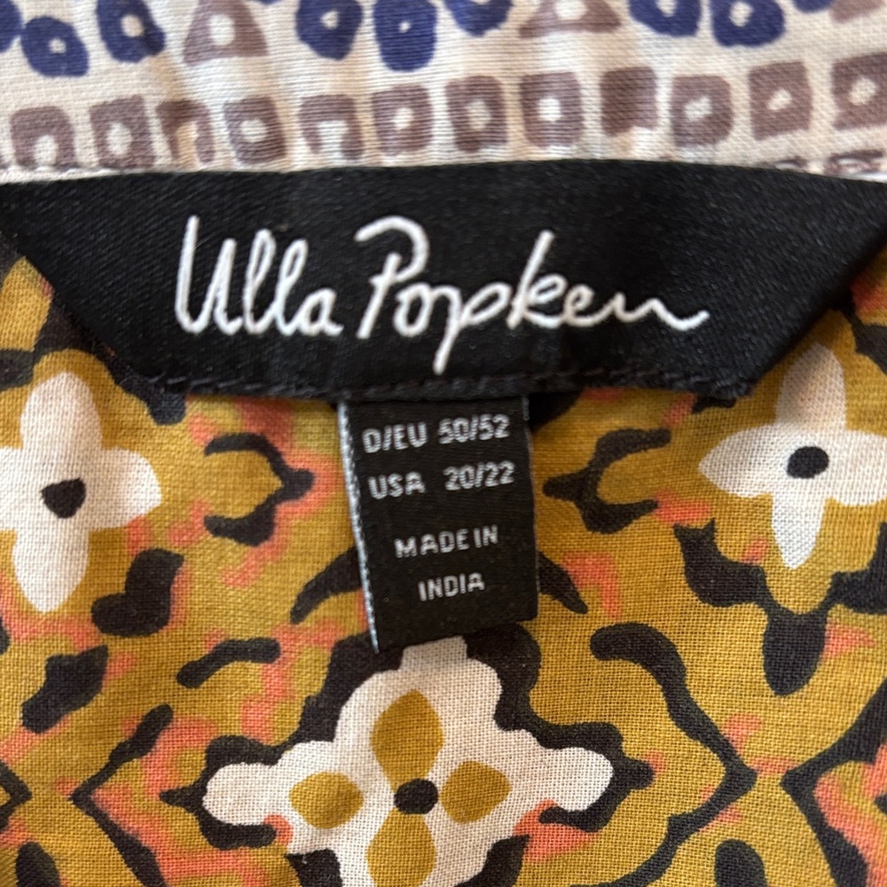 Ulla Popken Floral Boho Patchwork Patterned Tunic… - image 2